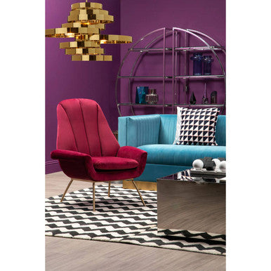 Alana Gold Metal 5 Bulb Pendant Light