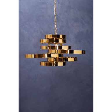 Alana Gold Metal 5 Bulb Pendant Light