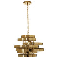 Alana Gold Metal 4 Bulb Pendant Light