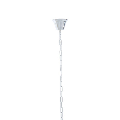 Lerici 2 Tier 6 Light Chrome Chain Pendant Light