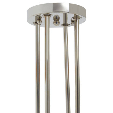 Alexis 8 Light Nickel Finish Statement Pendant Light