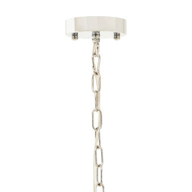 Karli Chrome Finish Small Vertical Pendant Light