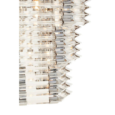 Karli 3 Tier Glass Statement Pendant Light