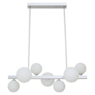 Abira Chrome Finish 7 Light  Statement Pendant Light