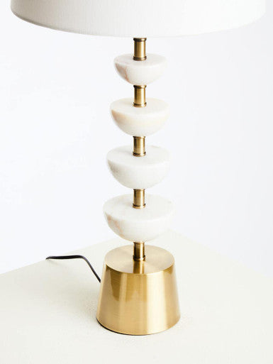 OcalaÂ White Table Lamp