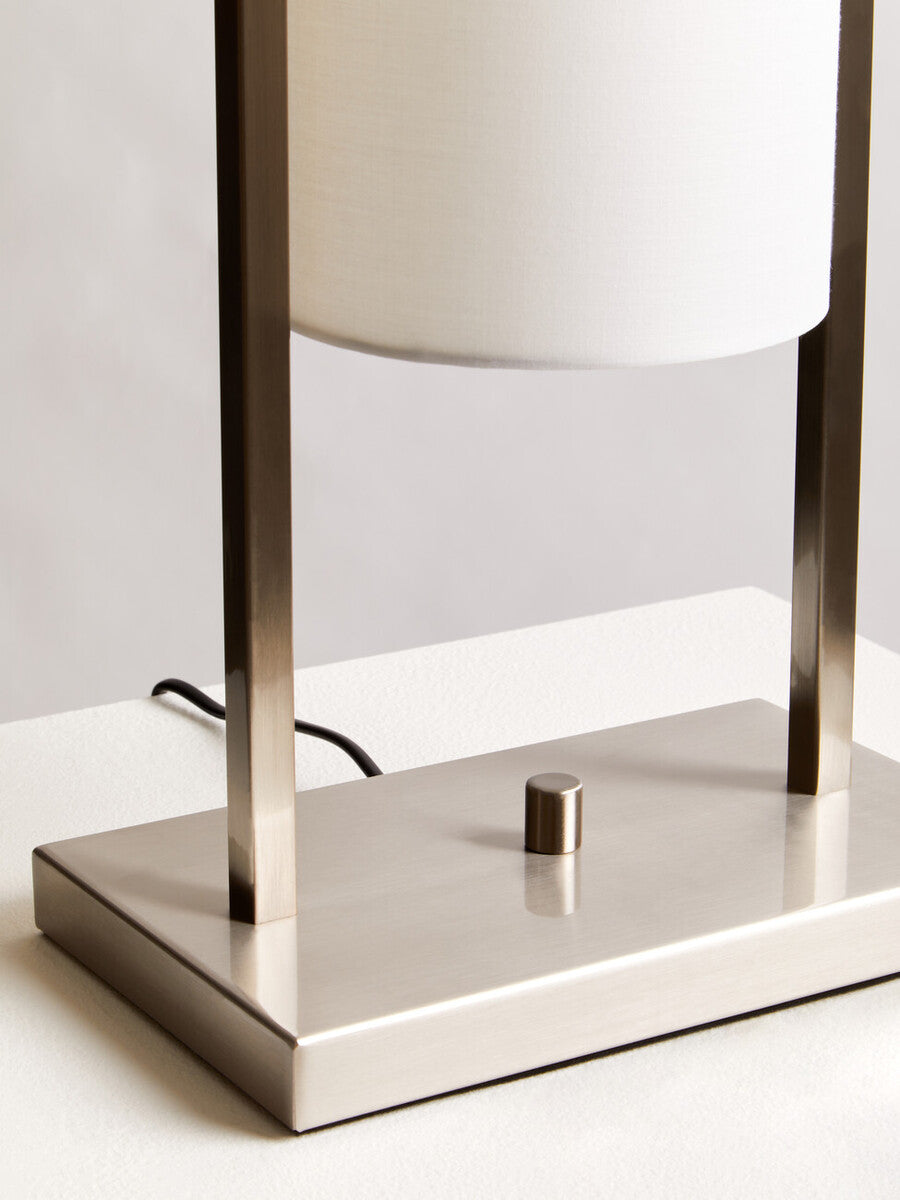 Atkins Nickel FinishÃ‚Â Table Lamp