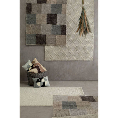 Bosie Jango Small Geometric Ivory Rug