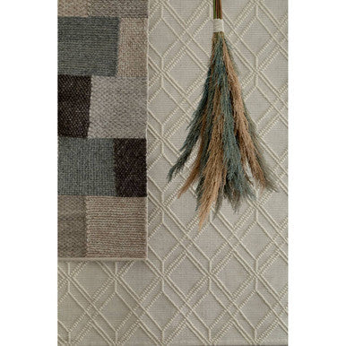 Bosie Jango Small Geometric Ivory Rug