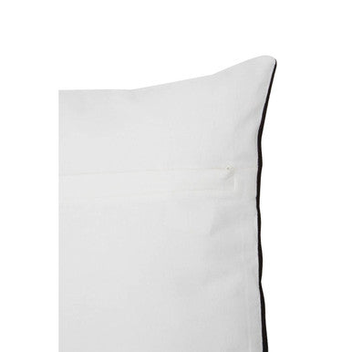 Bosie Ozella Black And White Semi Circular Design Cushion