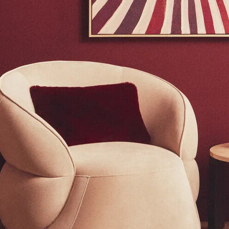 Bosie Lamina Red Wine Rectangular Cushion