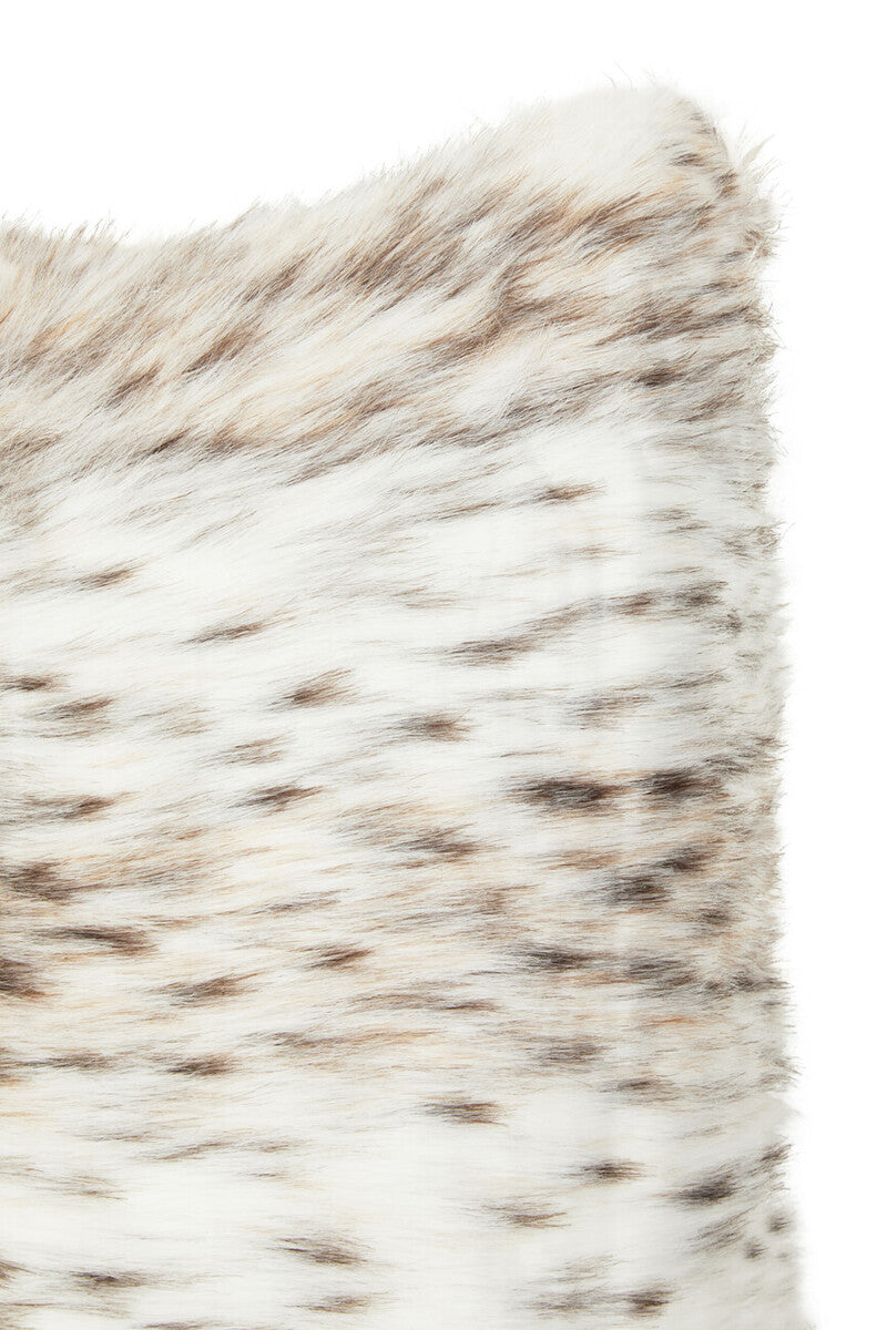 Bosie Lamina Animal Print Rectangular Fur Cushion