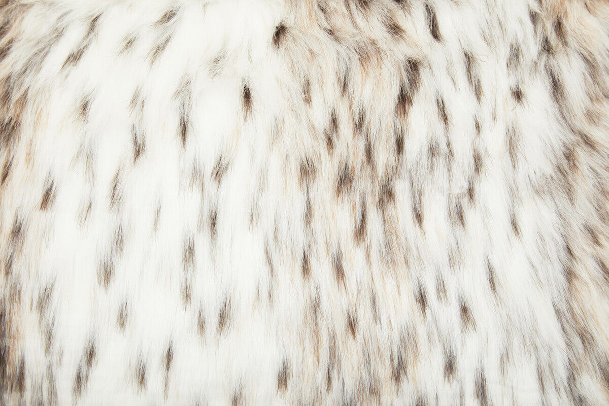 Bosie Lamina Animal Print Rectangular Fur Cushion