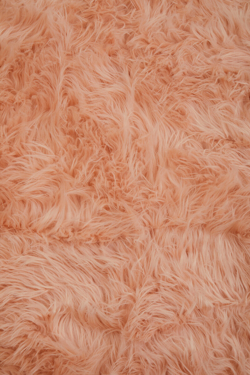 Bosie Lamina Pink Faux Fur Throw