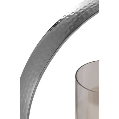 Cirqua Silver Finish Wall Sconce Candle Holder