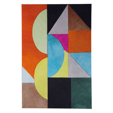 Safira Genuine Leather Abstract Wall Art