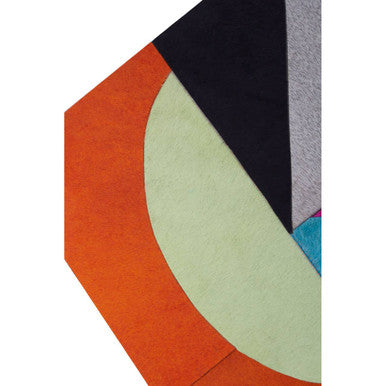 Safira Genuine Leather Abstract Wall Art