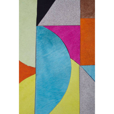 Safira Genuine Leather Abstract Wall Art