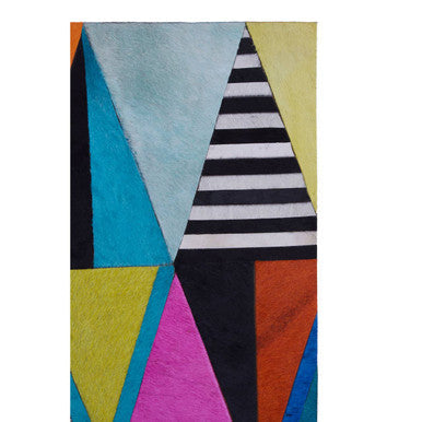 Safira Genuine Leather Multicolour Wall Art