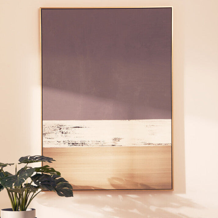 Astratto Canvas Gold and Grey Foil Wall Art