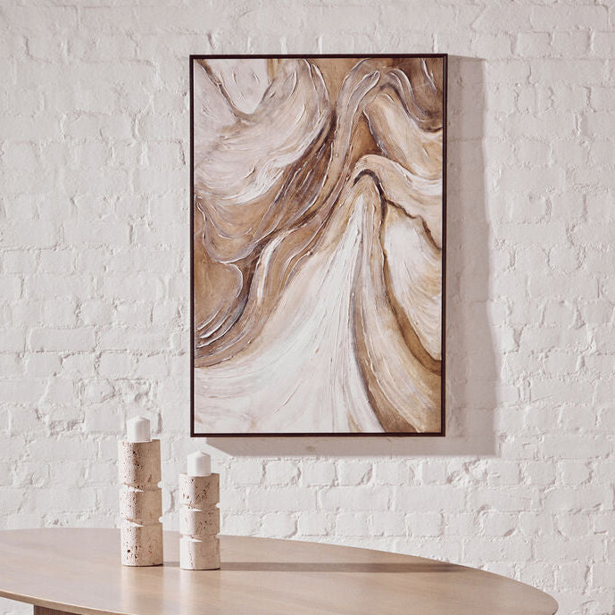 Astratto Neutral Abstract Textured Wall Art
