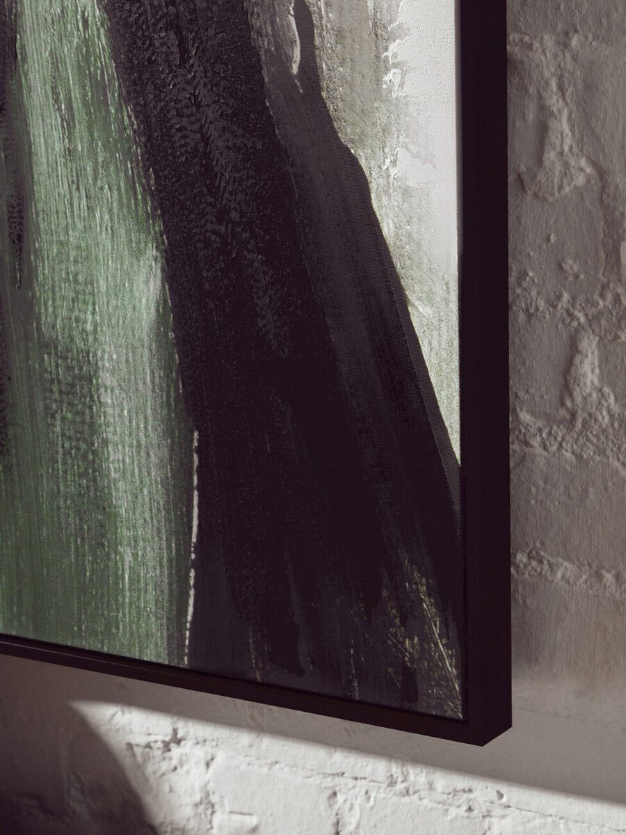 Astratto Green Multi Coloured Abstract Textured Wall Art