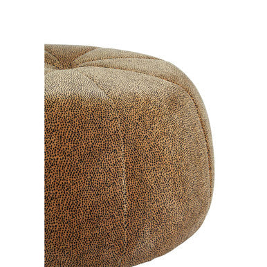 Manhattan Leopard Print Pouffe