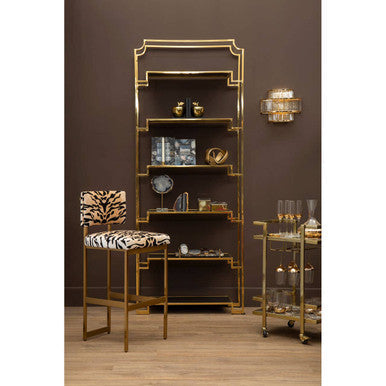 Tiger Print Bar Stool | Manhattan
