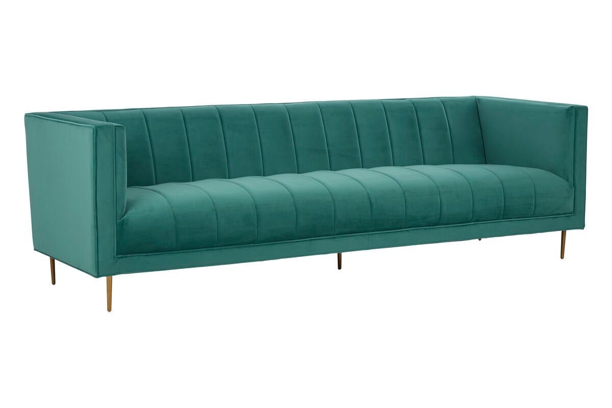 3 Seater Green Sofa, Otylia