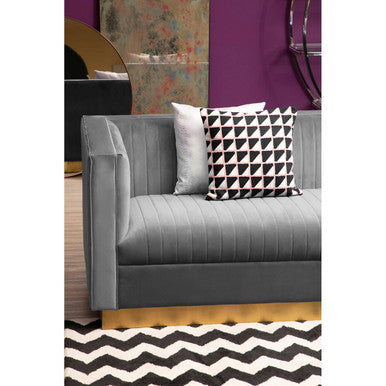 3 Seater Grey Sofa, Opal