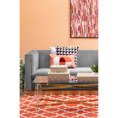 3 Seater Grey Sofa, Opal