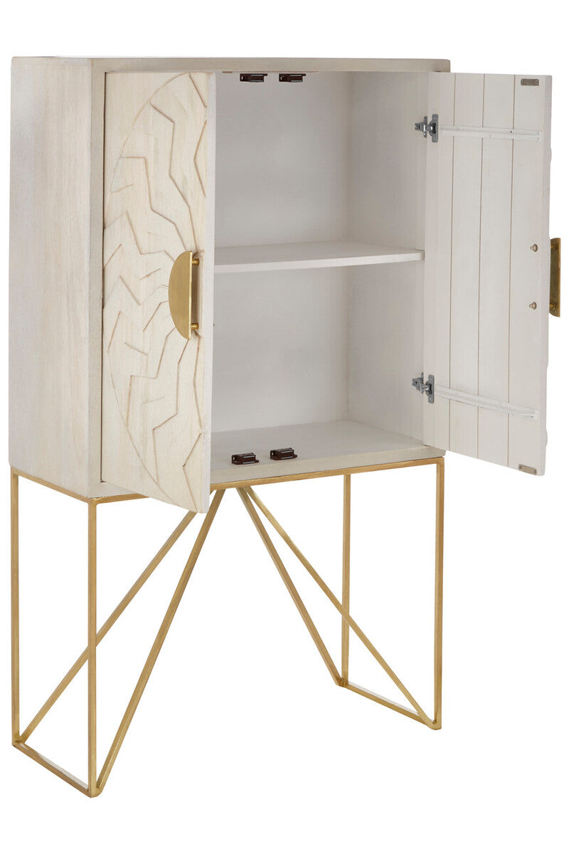 Sadras White Wash Mango Wood Cabinet