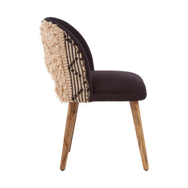 Cefena Black and White Moroccan Design Chair