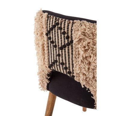 Cefena Black and White Moroccan Design Chair