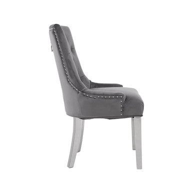 Grey Velvet Dining Chair | Richmond