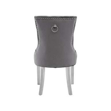 Grey Velvet Dining Chair | Richmond