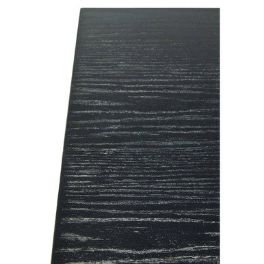 Black and Grey Square Coffee Table with Brushed Gold Base, Lena