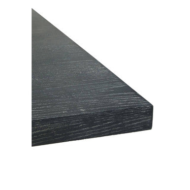 Black and Grey Square Coffee Table with Brushed Gold Base, Lena
