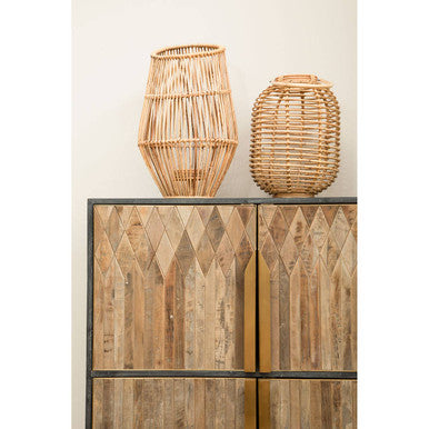 Zarina Textured Wooden Cabinet