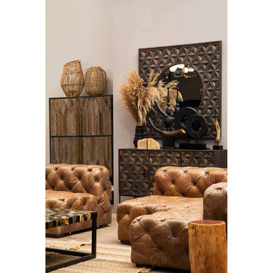 Zarina Textured Wooden Cabinet