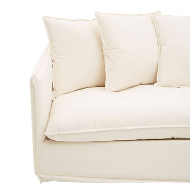 3 Seater Cream Sofa, Antibes