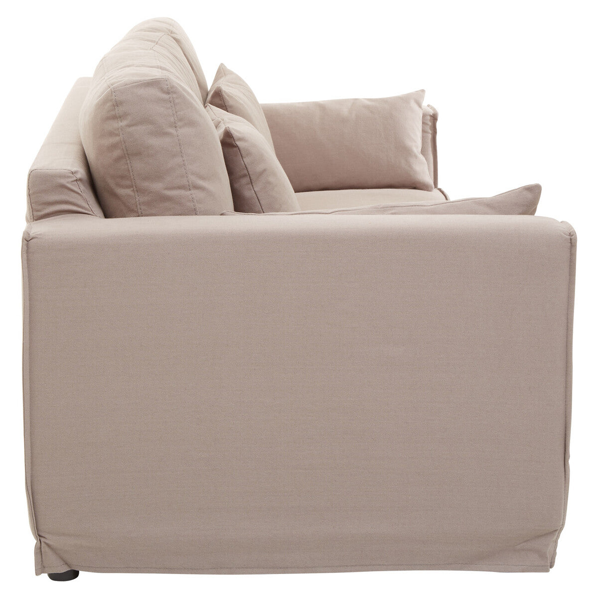 3 Seater Grey Fabric Sofa | Menton