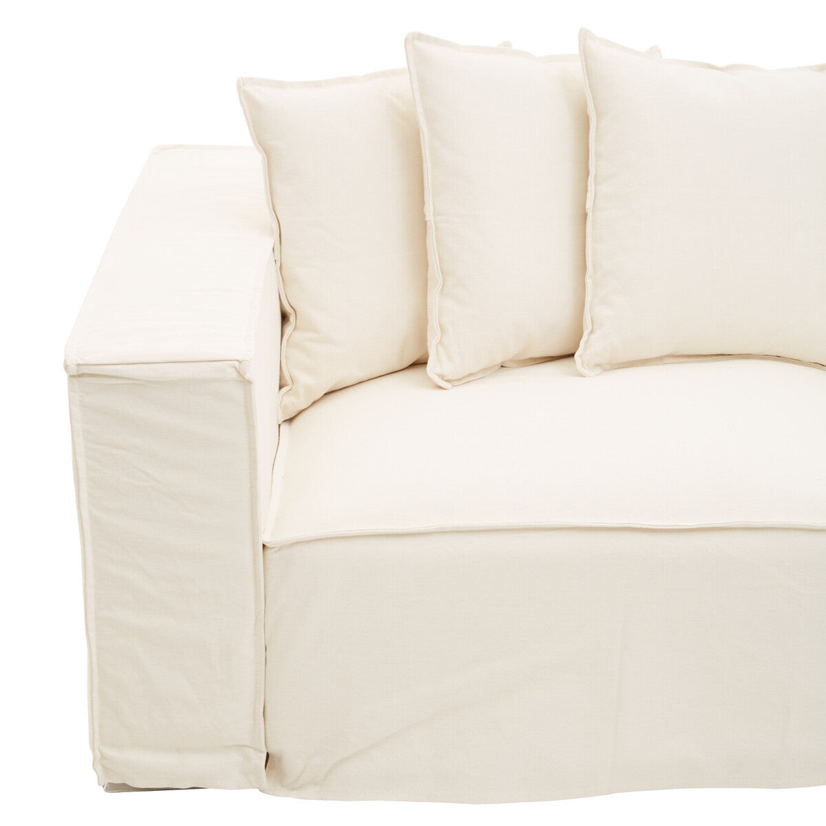 3 Seater Cream Sofa, Marseille