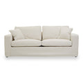 3 Seater Cream Fabric Sofa | Valensole