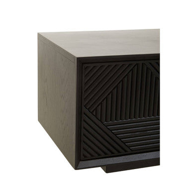 Jakara Black Finish Media Unit