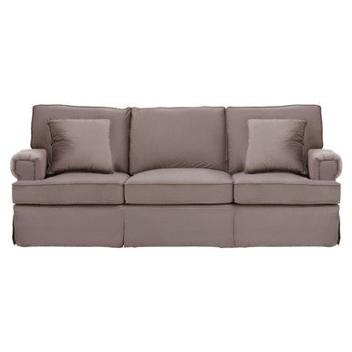 3 Seater Mink Velvet Sofa | Ralph