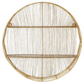 Gold Wire Round Wall Shelf | Enzo