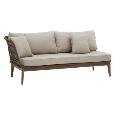 Opus Woven Rope Chaise Longue with Cushions