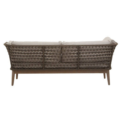 3 Seater Bronze and Charcoal Sofa, Opus