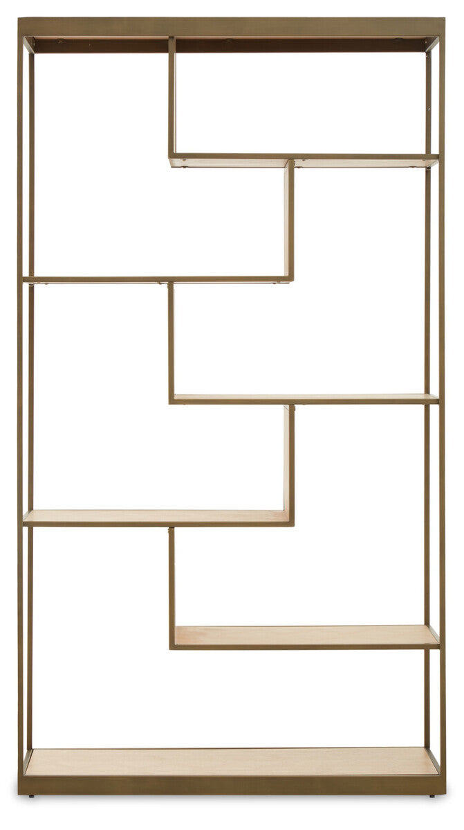 Grenoble Brushed Brass Multi Tier Shelving Unit