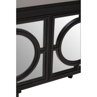 Telese Black Finish Sideboard